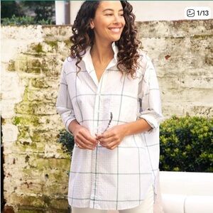 Frank & Eileen Shirley Oversized Button-Up Shirt Italian

Cotton Plaid